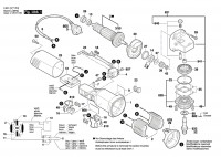 Bosch 0 601 377 5E1 Angle Grinder Gws 850 C 110 V / Gb Spare Parts